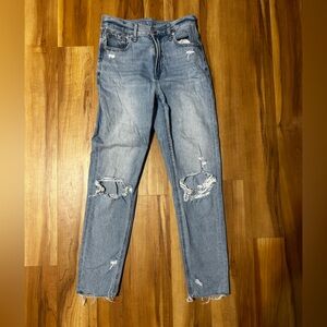 American Eagle Mom Jeans EUC size 0